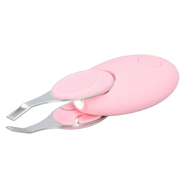 Visible Eyebrow Tweezers, Electric Rechargeable Eyebrow Removal Tool Great Precision, Hair Removal Tweezer with Visualized Design Professional for Shaping Eyebrows and Facial Hair