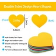 thumbnail image 2 of 90pcs Paper Hearts Cut Outs, 6 inch Heart Shape Paper Cutouts Heart Shaped Cards Large Heart Die Cuts Heart Bulletin Board Decorations for Craft Valentine's Day School Supplies (Random Color), 2 of 7