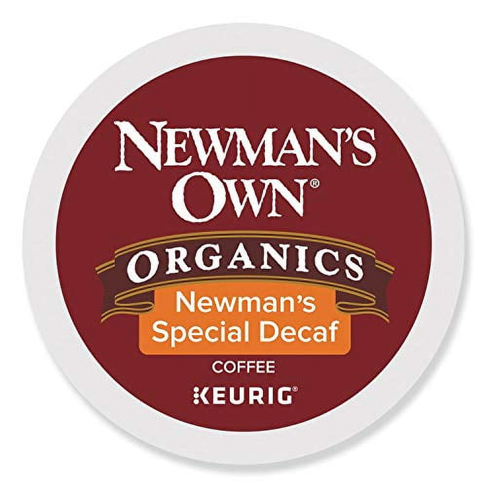 Newman's Own Organics, Newman's Own Special Blend Decaf, K-Cup Portion Pack for Keurig K-Cup Brewers, 24 Count (Pack of 4)