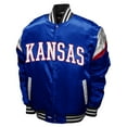 thumbnail image 2 of Men's Franchise Club Royal Kansas Jayhawks Power Satin Full-Snap Jacket, 2 of 3