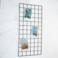 thumbnail image 5 of Uxcell 24"x12" Wire Grid Panel, 1 Pack Wall Grid Panels Board Photo Display Decor Hanging Organizer, Black, 5 of 5