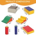 thumbnail image 5 of TOLEAD Toddler Foam Climbing Set Indoor - Kids Climb & Crawl Soft Activity Playset - Toddler Climber Gymnastics Equipment for Walking in Balance, 5 of 6