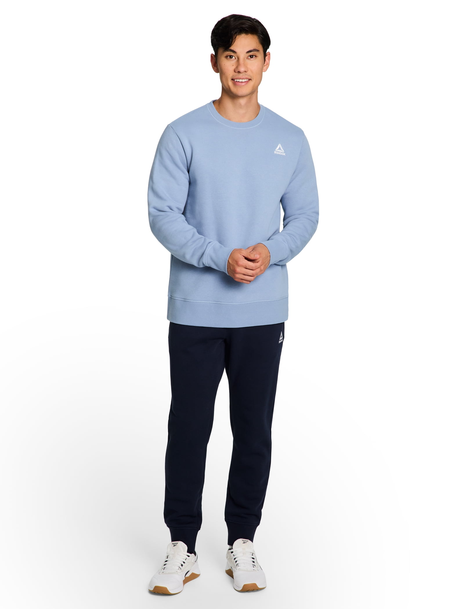 Reebok Men's and Big Men's Game Day Fleece Crewneck Sweatshirt, Sizes XS-5XL