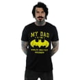 thumbnail image 2 of DC Comics Mens Batman My Dad Is A Superhero T-Shirt, 2 of 3
