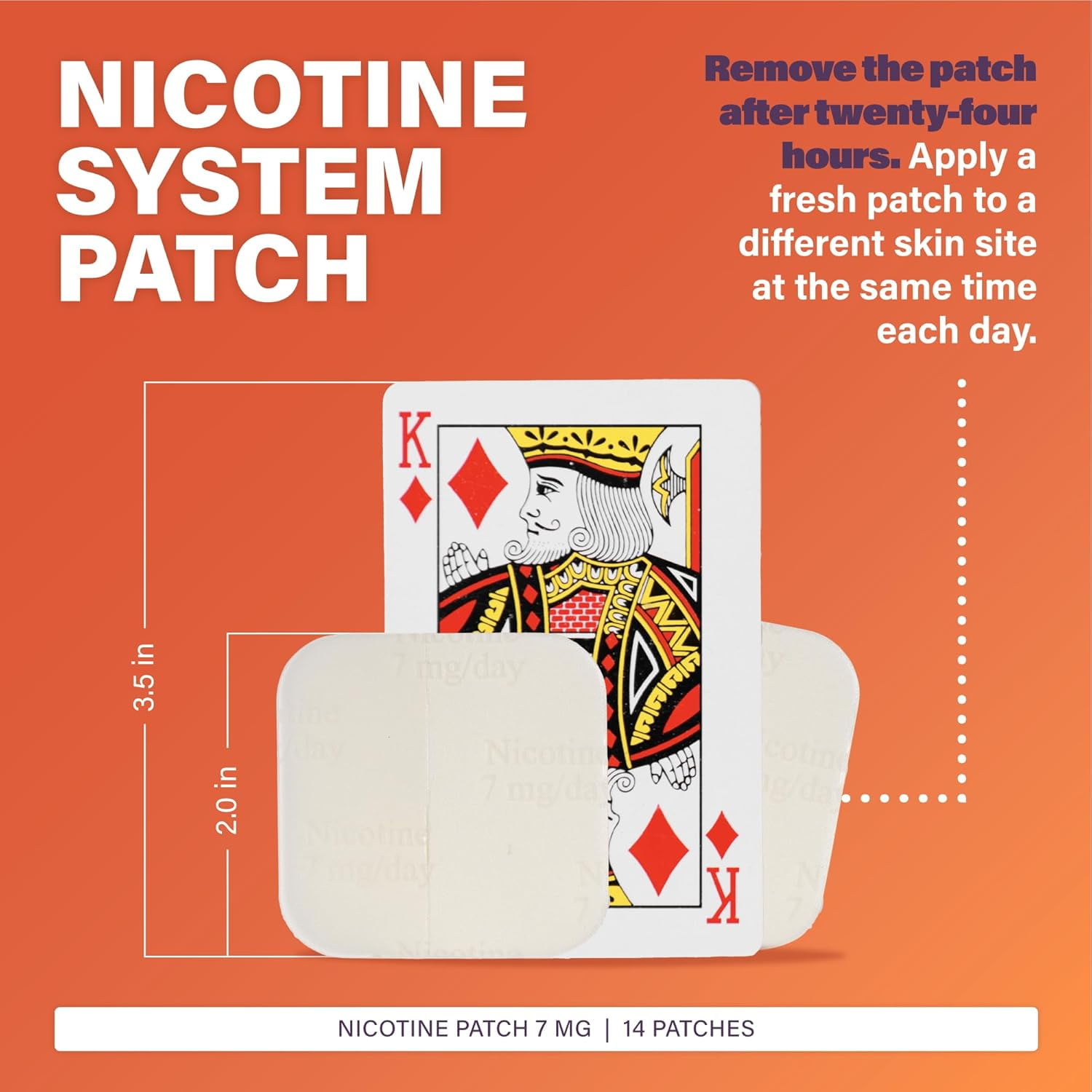 Rugby Step 3 Clear Nicotine Transdermal System, 7 mg, 14 Count