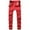 #Red, variant on George Men's Ripped Skinny Fit Stretch Denim Jeans Distressed and Destroyed Design,Red Big and Tall Men L