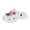 White, variant on Summer cartoon silver bear clogs for boys and girls, new parent-child EVA slippers with soft soles, non-slip closed-toe sandals, comfortable and versatile