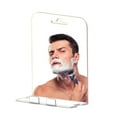 thumbnail image 4 of Shower Mirror, Wide Application Stainless Steel Hook Bathroom Shower Mirror  for Home, 4 of 7