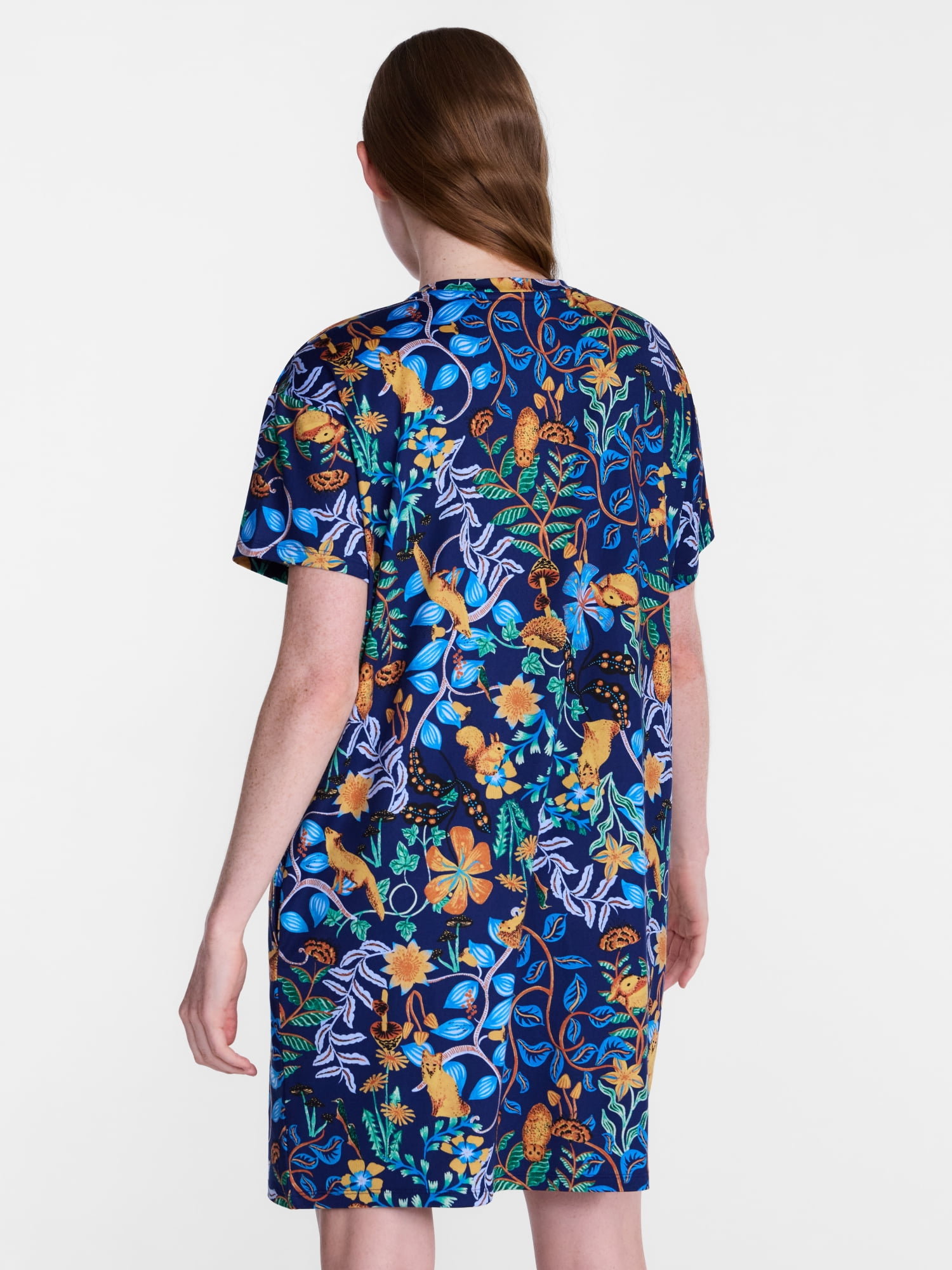 Joyspun Women’s Dreamy Soft Collection Short Sleeve Sleep Shirt, Sizes S/M to 2X/3X