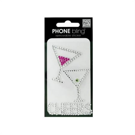 Bulk Buys CG093-48 Cheers Phone Bling Removable Stickers