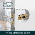 thumbnail image 4 of MEGA HANDLES 2-Way Adjustable Privacy Round Door Latch, Replacement Privacy Latch - Satin Brass, 4 of 8