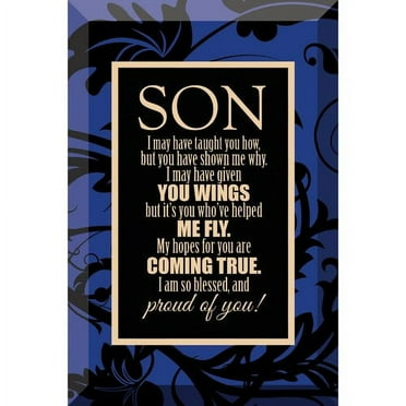 Dexsa Simple Expressions ''Son'' Textual Art Plaque