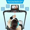 thumbnail image 3 of Installation-Free Ultra-Thin Folding Treadmill, Exercise Fitness Machine W/5-Layer, 3 of 10