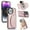 Pink, variant on Feishell Premium Leather Case For iPhone 12 Pro/12 with Credit Card Holder,Back Magnetic Closure,360 Finger Ring Stand Kickstand,RFID Blocking Shockproof Wallet Cover iPhone 12/12 Pro,Black