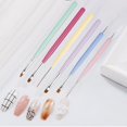 thumbnail image 3 of 6 Unids / set Nail Art Drawing Brush Herramienta de Colcomx Plumas de pincel para uñas, 3 of 8