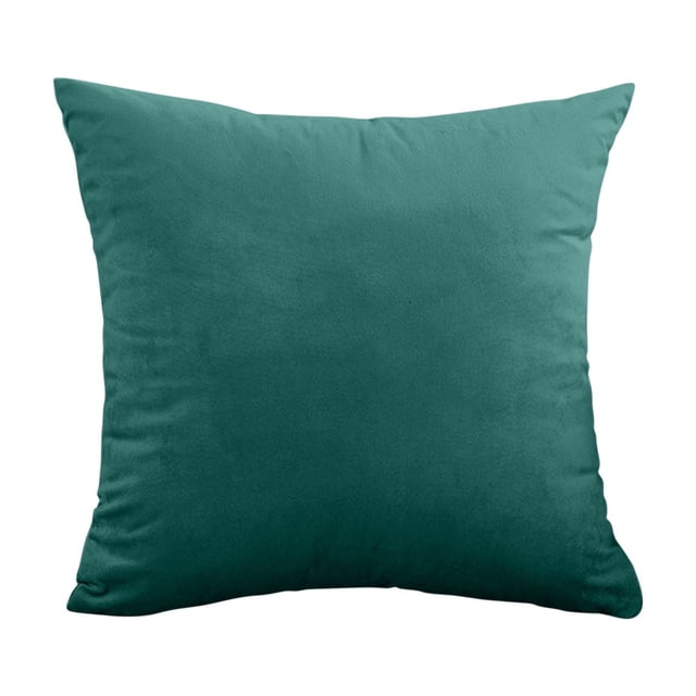 Cojines decorativos de terciopelo para sofá, cojines para sillón y silla, relleno de almohada cuadrada para sala de estar y dormitorio, respaldo mullido para la cintura y la cabeza.