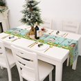 thumbnail image 3 of asddcavvf Easter Bunny Egg Pattern Linen Print Kitchen Dining Room Insulated Decorative Placemat（J） for Tables, 3 of 6