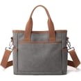 thumbnail image 6 of LinYooLi Women's Small Canvas Tote Purses Casual Multi-pocket Shoulder Crossbody Bag Everyday Handbags, 6 of 7