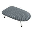 thumbnail image 1 of Mini Ironing Board, Tabletop Ironing Board Portable Mini Ironing Board Foldable Space Saving Easy Moving Portable Small Tabletop Cloth Ironing Board With Wheels For Room, 1 of 8