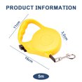 thumbnail image 2 of Auto Retractable Dog Leash Explore Training Lead - 10 Ft/16Ft Pet Dog Walking Running Rope(Yellow), 2 of 5