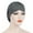 Gray, variant on iHPH7 African Head Wraps for Black Women Head Wraps for Women Cancer Headwear for Women Chemo African Turbans for Women Chemo Headwear for Women, Black One Size