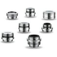 thumbnail image 1 of POINTERTECK 7Pcs Multiple Size Tap Hose Adapters Solid Brass Fit Removable Sink Aerators, 1 of 7