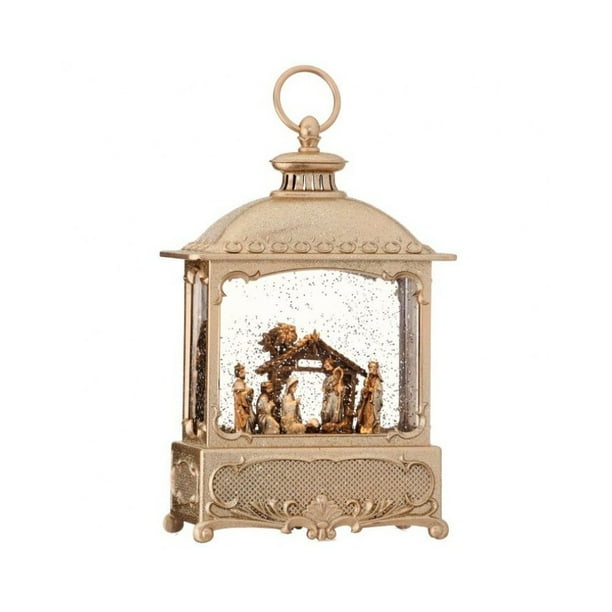 Regency International Nativity Square Lantern Globe, 12 inches ...