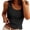 Black, variant on Women's Ribbed Slim Fit Sleeveless Top, V Neck Stretchy Knit Tank Top Layering Cami, Soft Casual Undershirt for Daily Wear Outer Layer or Going Out