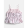 thumbnail image 2 of Weekend Academy Girls Cotton Babydoll Tank Top, Sizes 4-18, 2 of 3