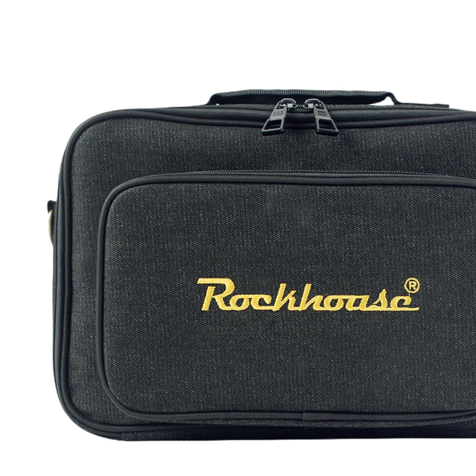 LeeQinersw Guitar Effects Pedal Board Bag Multieffects Carrier for Daily Transport Show S Black S