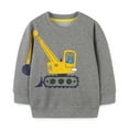 thumbnail image 1 of TopLLC Chandail à Capuche pour Enfants Automne Nouveau Chandail à Capuche à Manches Longues pour Enfants chandail à Col Rond chandail de Base pour Garçon Adapté aux Enfants de 2 à 7 Ans Vêtements pour Enfants, 1 of 4