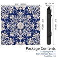 thumbnail image 2 of Paisley Mahjong Mat for Table, 31.5*31.5in Anti Slip American Mahjong Table Cloth, Noise Reduction, Neoprene Mah jongg Mat with Carrying Bag & 3 Dices, Mahjong Accessories Gift, Board Tile Games Mats, 2 of 7