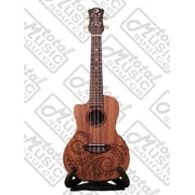 Luna Guitars A/E Concert Tattoo LEFTY w/Strings,Tuner & PC, UKE TEC MAH L COMP