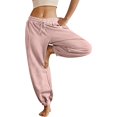 thumbnail image 3 of JJHGVB Sweatpants Women Cotton Sweatpants Long Sweatpants Workout Pants Women Trousers Pants for Women Pantalones Para Mujer Comfortable Work Pants Women Red L, 3 of 8