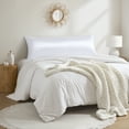 thumbnail image 6 of Mainstays Satin Body Pillowcase - Pure White - Frizz Control & Cooling Comfort - 1 Pack, 6 of 9