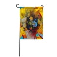 thumbnail image 1 of SIDONKU Floral Bouquet Abstraction in The Modern of Kandinsky Executed Garden Flag Decorative Flag House Banner 12x18 inch, 1 of 1