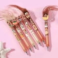 thumbnail image 4 of 6 Pieces 0.5mm Gel Ink Pen Cartoon Capybara Neutral Pen Retractable Gel Pen Creative Fried Hair Capybara Pressing Pen, 4 of 4