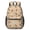 Hedgehog and Flower Pink Pattern, variant on Hedgehog and Hat Pink Pattern 17" Waterproof Oxford School Backpacks for Teens, S-Shape Padded Straps, for School, Travel, Hiking, Camping