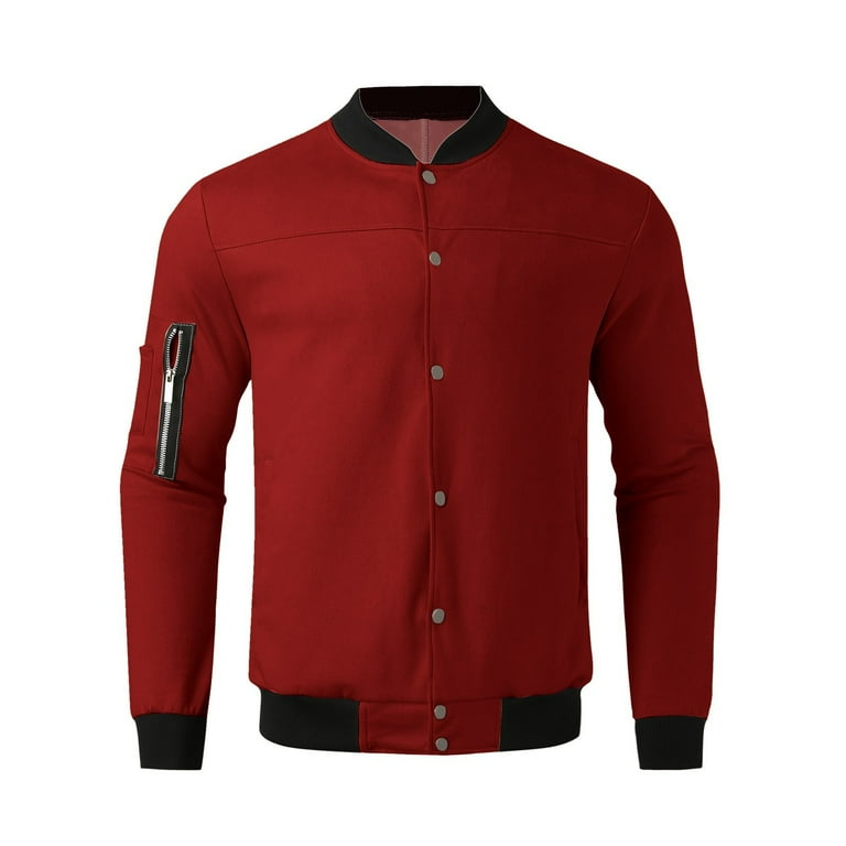 Fall new sports men's stand-up collar outlet jacket