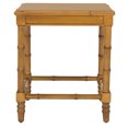 thumbnail image 3 of SAFAVIEH Liviah 22 in. High Modern Coastal Bamboo Accent Table, Brown, 3 of 7