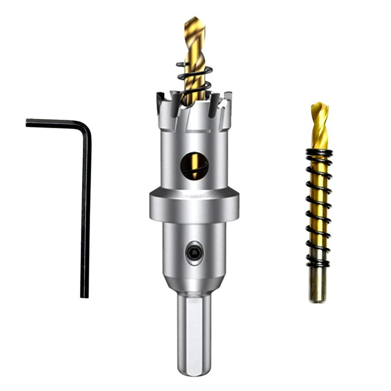 Tungsten Carbide Tipped Hole Saw Drill Bit for Hard Metal 7 8