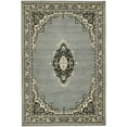 thumbnail image 1 of Unique Loom 3137477 4 6 feet (4' x 6') Mashad Area Rug, 4 x 6, Gray/Ivory, 1 of 1