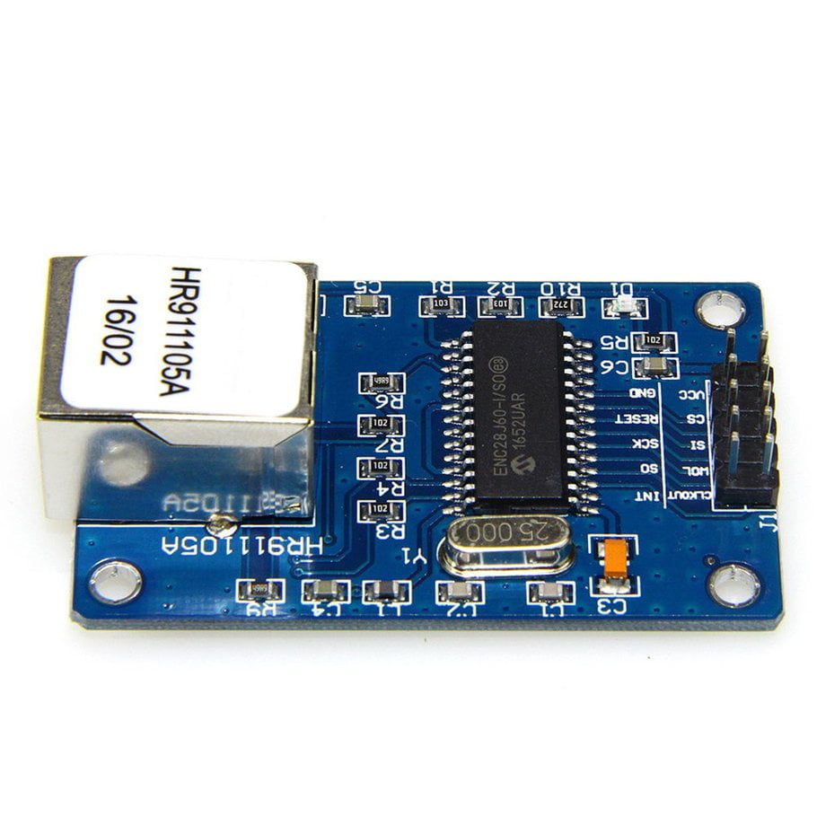 Mini ENC28J60 Webserver module Ethernet Shield board for Arduino Nano v3.0 top 