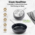 thumbnail image 4 of Gotham Steel PRO 4 Qt Saute Pan with Lid, Hard Anodized Ceramic Nonstick Coating, Deep Frying Pan, Large Jumbo Cooker Frying Skillet with Stay Cool Handles, Induction Oven & Dishwasher Safe,, 4 of 8