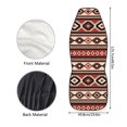 thumbnail image 5 of COEQINE Car Seat Cover for Women Men, Non-Slip Front Bench Protection Breathable Auto Accessories Universal Fit Most Vehicles, Southwest Aztec Beige Red, 5 of 7