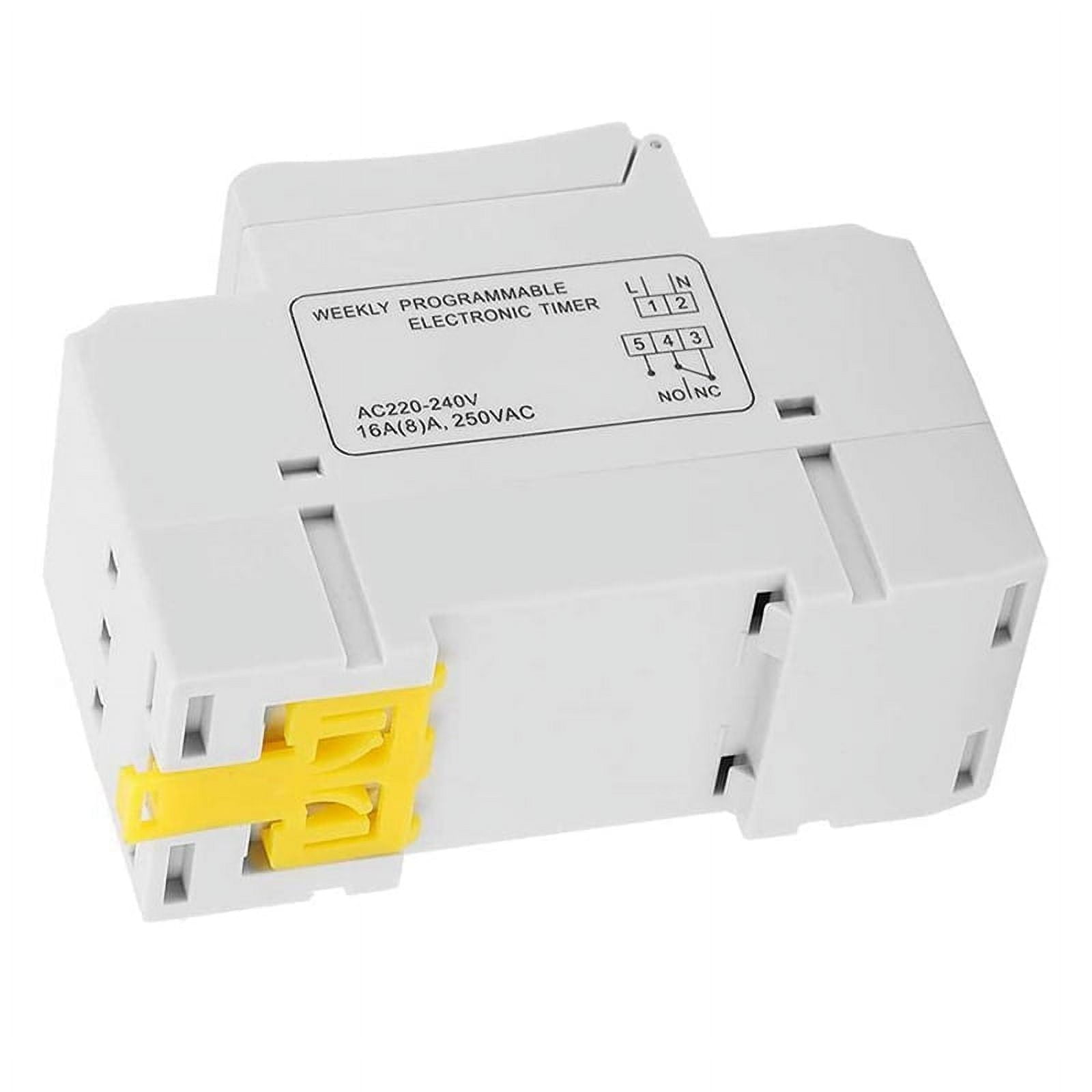 3X THC15A Digital Switch Programmable Electronic Time Control Switch Time Delay Switch DIN Rail AC220-240V