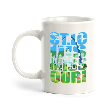 

St. Louis Missouri 11oz Ceramic Coffee Mug | American Cities Coffee Cups
