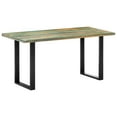 thumbnail image 4 of vidaXL Dining Table 63"x31.5"x29.5" Solid Reclaimed Wood, 4 of 6