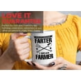 thumbnail image 7 of Farmer Mug White 15oz - Worl'Ds Greatest Farter I Mean Farmer - Farm Market Tractor Biodegradable Environmetal Friendly, 7 of 7