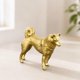 thumbnail image 1 of Estatua perro latón, adorno escritorio, decoración artesanal para escritorio, escultura perro, figura animal para estanterías libros B, 1 of 8